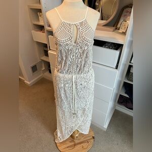 Brand New with Tags ~  Bar III White Lace Dress ~ Medium